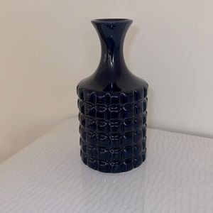 Dark Blue Studded Vase